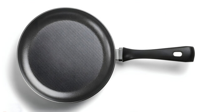 A sleek, black nonstick frying pan perfect for modern kitchens. Ideal for cooking a variety of dishes with ease and efficiency.