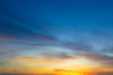 Colorful clouds and sky background,Beautiful dramatic scenic after sunset sky background after sunset