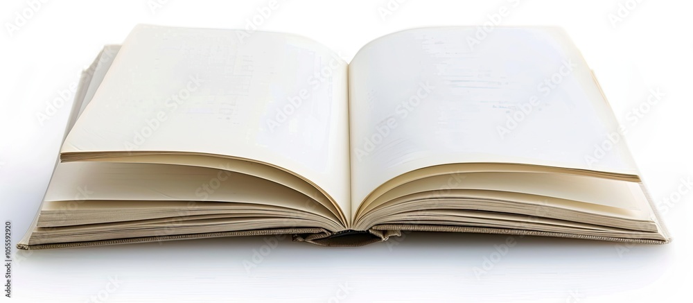 Poster notebook with unmarked pages ideal for drawings or notes plenty of copy space image