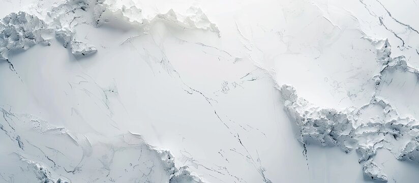 Close up shot of a white marble texture background with copy space image available
