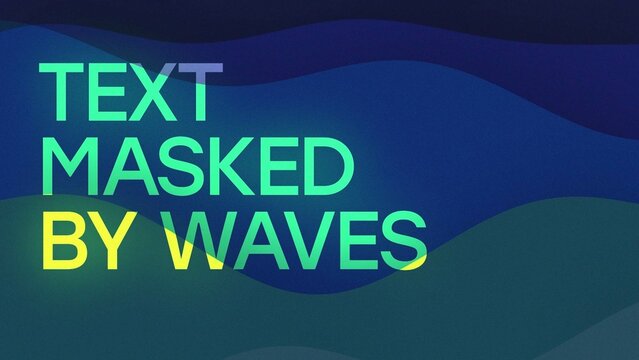 Text Masked By Wave