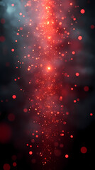 Fototapeta premium A firefly's lower abdomen emits a soft, enchanting glow in the dark. Forests are illuminated by this bioluminescent light during summer nights.