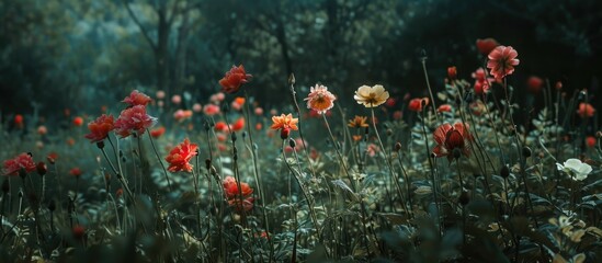 Flowers In The Italian Forest