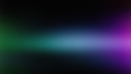 Obraz premium Fundo abstrato, formato paisagem, 16:9, colorido, verde e roxo, uso em banner, fundo de tela, apresentação de trabalhos, games. Textura ruído. Ilustração. Proteção de tela, flyer, cartaz. 