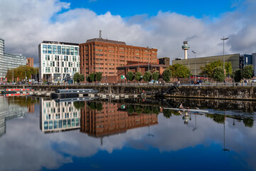 views around the city of Liverpool, Uk