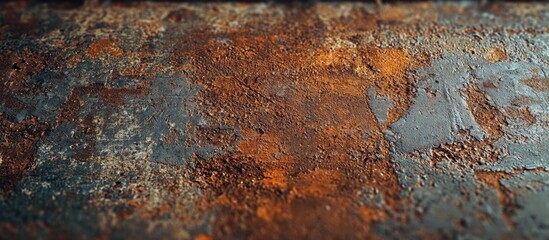 Iron Rust On The Floor