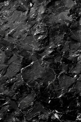 Fototapeta premium Abstract Black and White Texture of Rough Wall with Particles and Grunge Surface