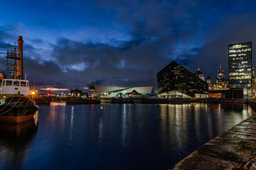 Naklejka premium views around the city of Liverpool, Uk