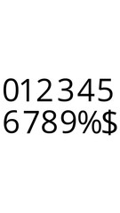 Vertical Number Animations