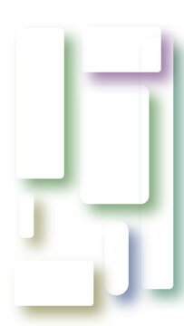Vertical Soft Media Shadow Overlay with Shapes