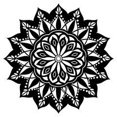 Modern Abstract Mandala Design 