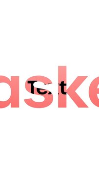 Vertical Text Masks Text with 5 Movement Styles