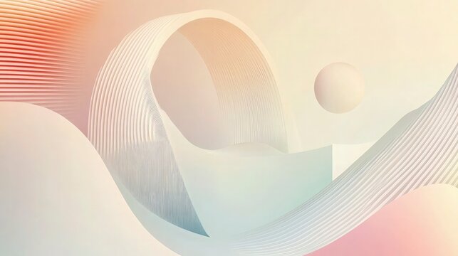 Subtle abstract background with light gradients and geometric elements, symbolizing a safe and structured approach to insurance