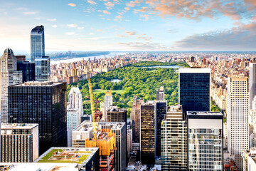 Central Park View, Skyline, New York City, USA 