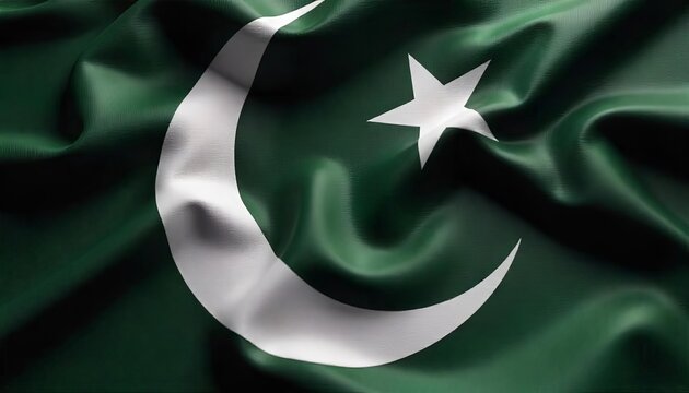 Pakistani Flag Waves in High-Quality 3D