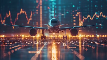 Taking flight the intersection of aviation and stock market dynamics on the airport runway