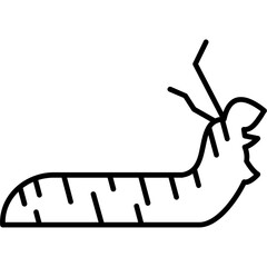 Monarch Caterpillar Icon