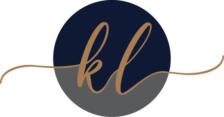 Signature KL logo design. KL Logo design. Fashion KL logo design. Sing LK logo design. Luxury KL Logo design. Creative LK logo design. Pen, Pencil logo design. Beauty Fashion KL Logo design