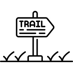 Walking Trail Icon