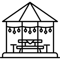 Picnic Shelter Icon