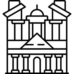 Petra Treasury Icon
