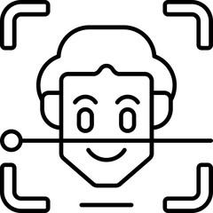 Face Recognition Icon