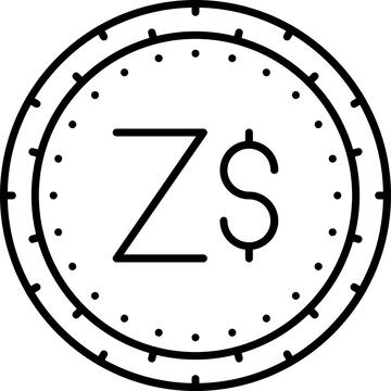 Zimbabwean Dollar Icon