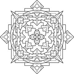 Mandala Art Pattern Decoration Design