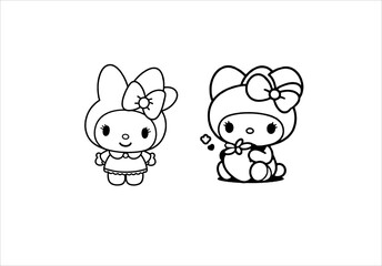black and white picture of my melody
