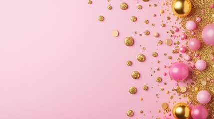Pink and gold banner showcasing social media follower milestones