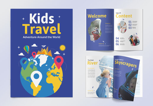 Kids Travel Brochure Template