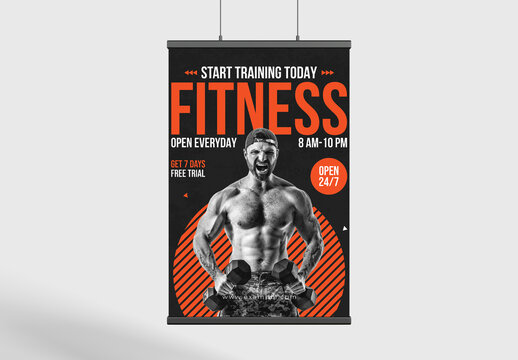 Fitness Gym Poster Template