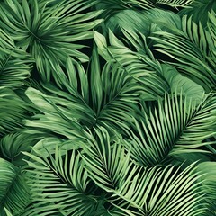 Nature background green fern leaves