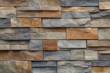 Industrial Brick Wall with Exposed Mortar Joints