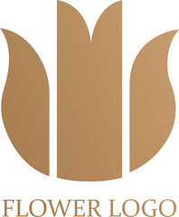 Luxury Flower Logo design. Water lily logo design. lotus flower icon vectors. Flowers logo design. Beauty Flower logo design.