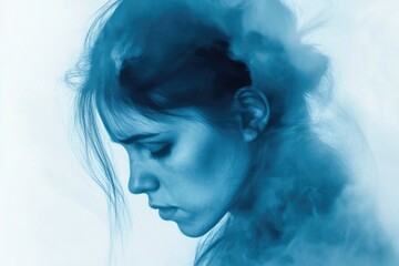 Visualizing Anxiety: A Depressed Woman's Portrait