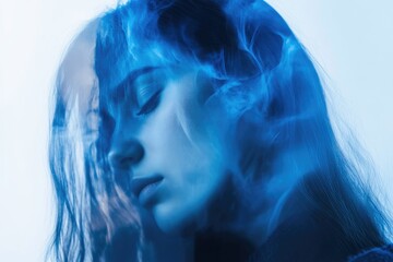 Fototapeta premium A Portrait of Overwhelming Emotional Pain