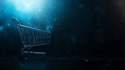 Shopping cart with price breakdown, capturing the search for value in consumer purchases