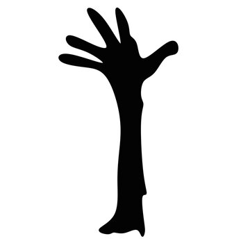recommend clip art: Zombie hands silhouettes. Halloween decor