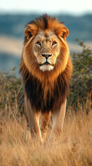 portrait of a lion