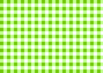 Gingham green patterned