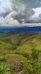 Beautiful mountains in the mountains of Minas Gerais, Brazil. The name is Serra da Calcada and it is next to the city of Belo Horizonte