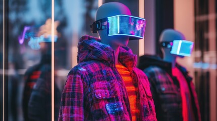 Fototapeta premium Futuristic Fashion Display