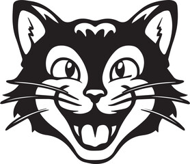  cat head vector and illustration 