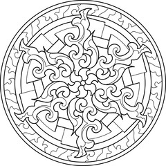 Mandala Art Pattern Decoration Design