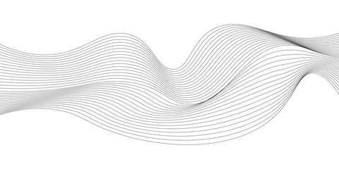 abstract curved lines of fluid motion