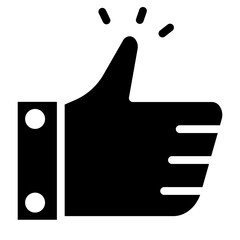 Hand Thumb Up icon hand gesture	
