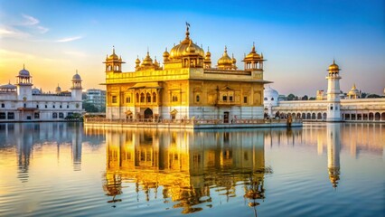 Sikh gurdwara Golden Temple in Amritsar, India , Sikhism, religion, holy, spiritual, worship, sacred, architecture