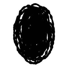 Outline hand painted cloud doodle PNG isolated shape. Hand drawn line shape. Simple stroke grunge icon. Minimalist cartoon playful shape logo