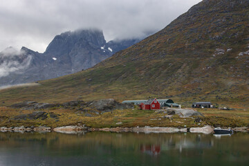 View of Ulamertorsuaq mountain and surrounding area in Tasermiut fjord (South Greenland) © julen